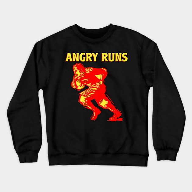 the-angry-runs-transparent Crewneck Sweatshirt by cityfolk